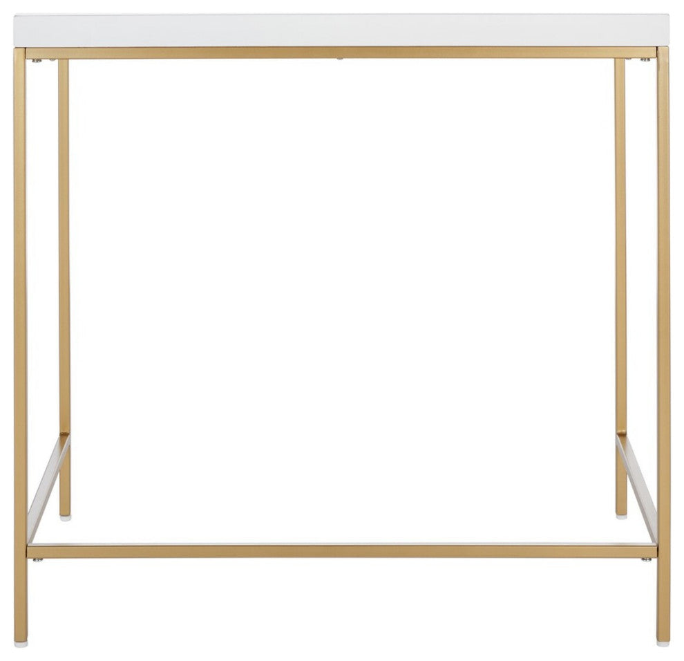 Safavieh Cass Desk, White/Gold