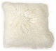 Tibetan White Lamb Fur Pouf