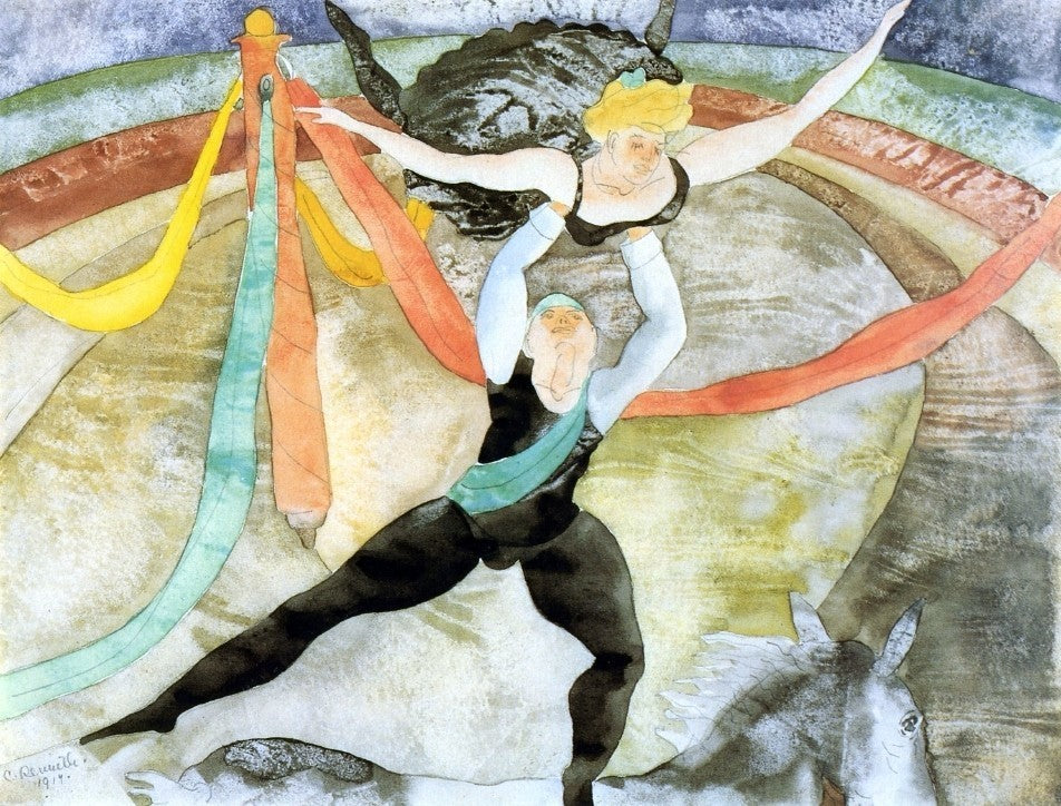 Charles Demuth The Circus - 21" x 28" Premium Canvas Print