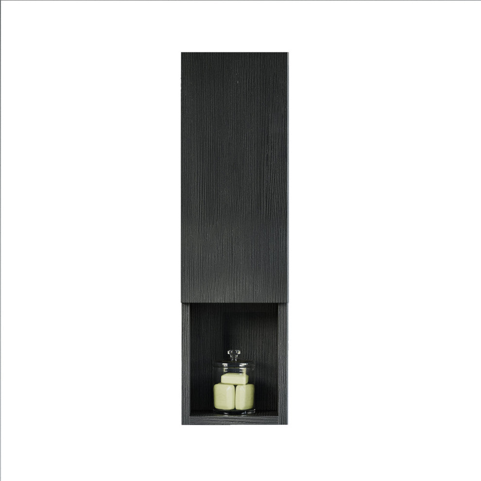 Oates 9" Side Cabinet, Black