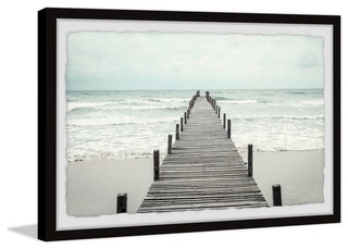 "Life Is a Bridge" Framed Painting Print, 24x16