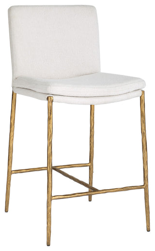 Uttermost Ascend White Counter Stool