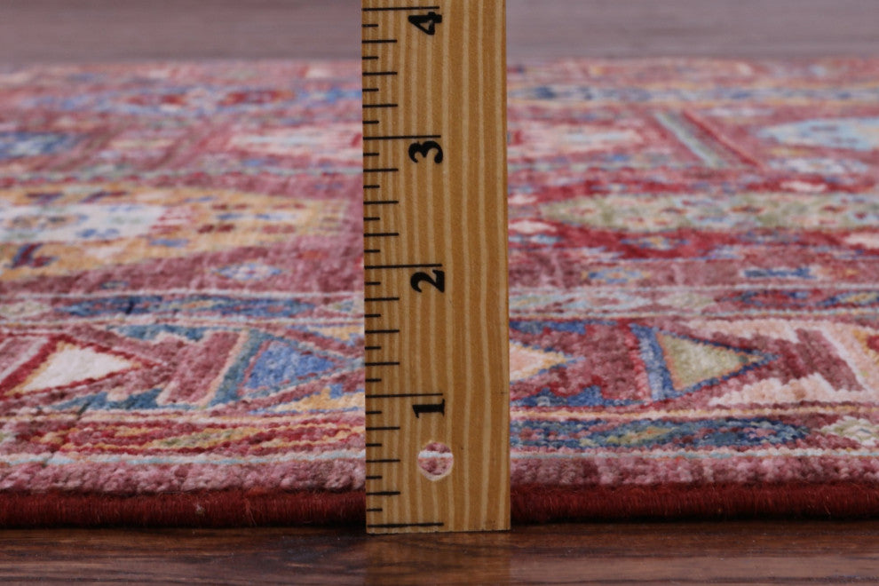 4' 1" X 5' 9" Fine Turkmen Ersari Hand Knotted Wool Rug - Q12765