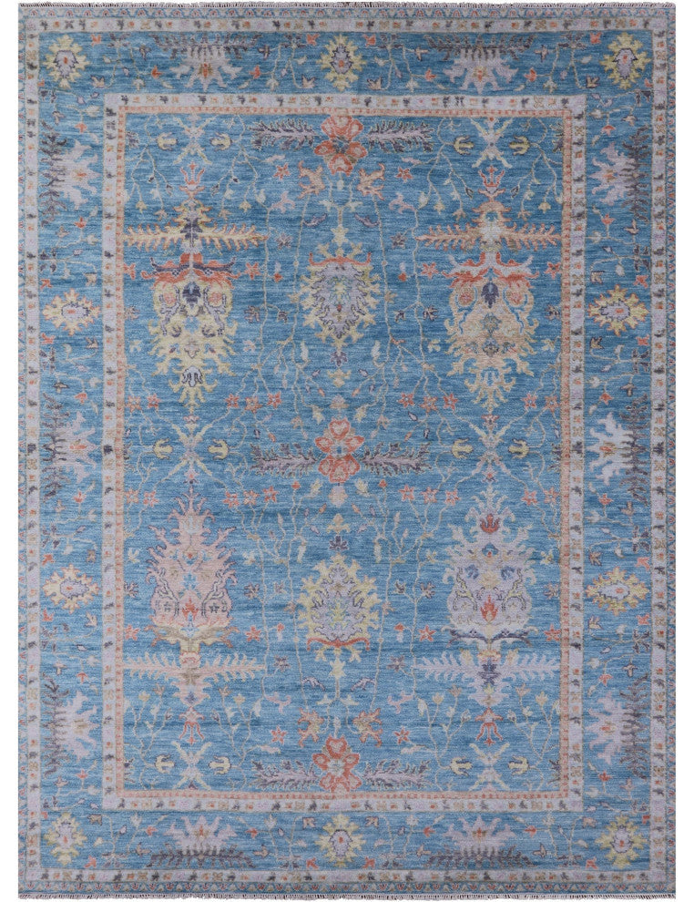 10' 1" X 13' 11" Turkish Oushak Handmade Wool Rug - Q13292