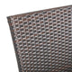 GDF Studio 3-Piece Parham Outdoor Multi-Brown Wicker Set, Box Table