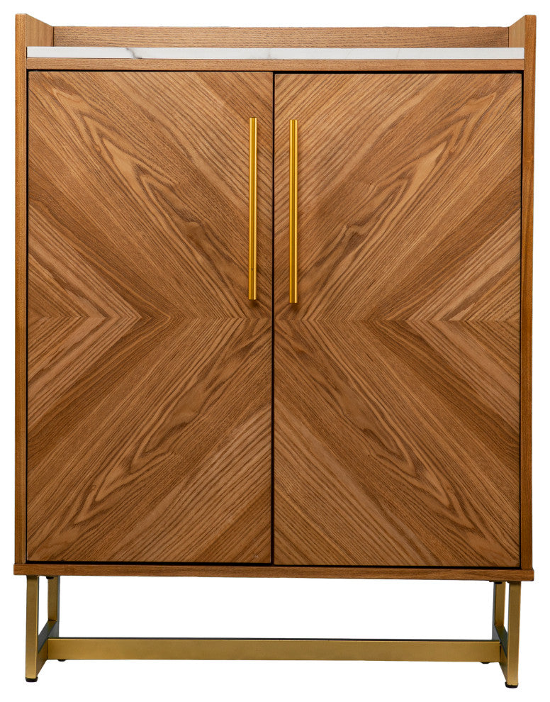 Amber Bar Cabinet With Wine Storage