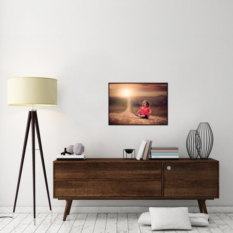 "Feelin Good" Framed Canvas Giclee by Jake Olson, 31x22"