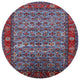 Ahgly Company Indoor Round Mid-Century Modern Area Rugs, 4' Round