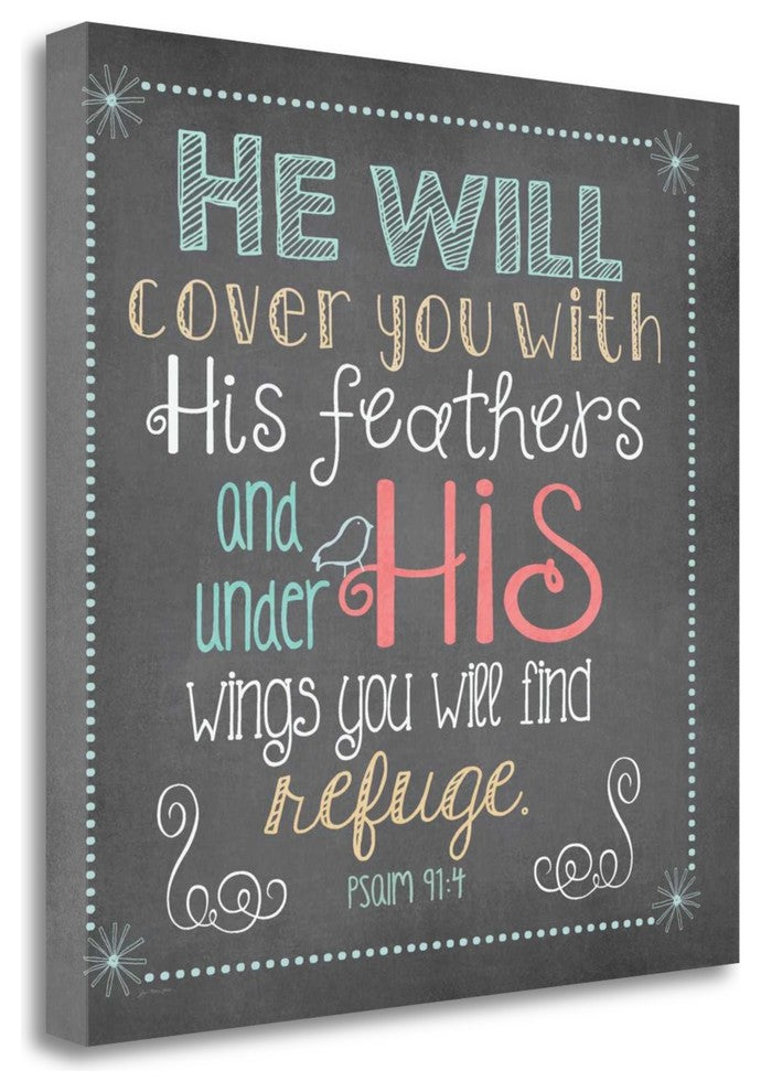 "Refuge Chalk" By Jo Moulton, Giclee Print on Gallery Wrap Canvas, Ready to Hang