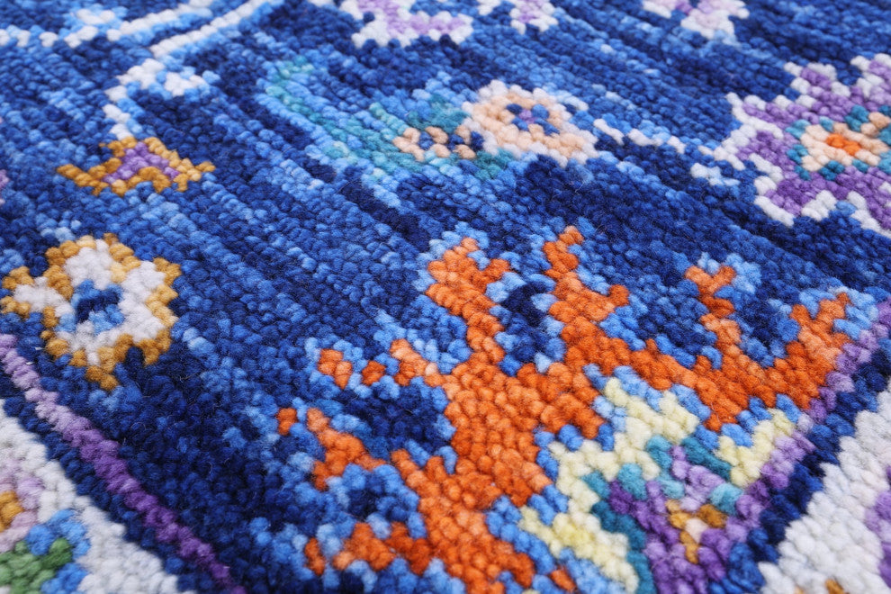 2' 7" X 16' 0" Turkish Oushak Handmade Wool Runner Rug - Q15510