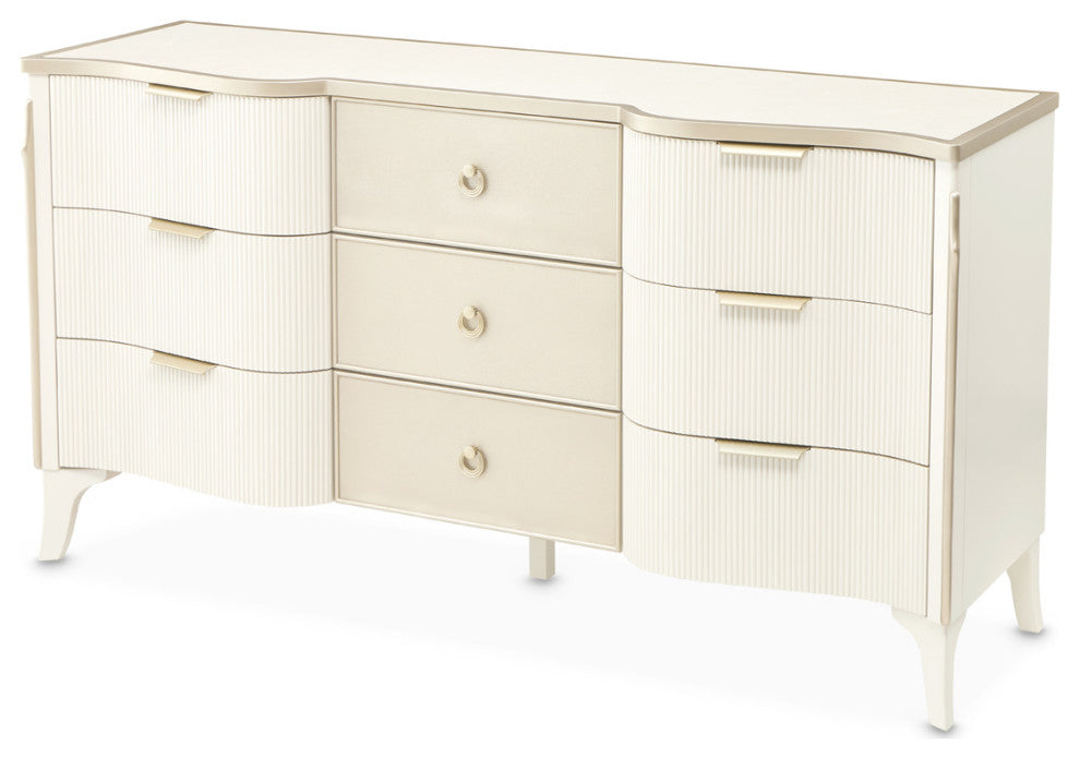 La Marisia Dresser, Creamy Pearl