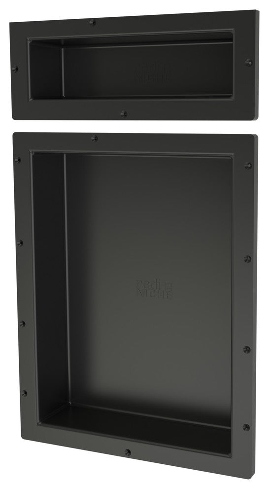 Tile Redi RND166S-20 Double Niche Set, Recessed Shower Shelves