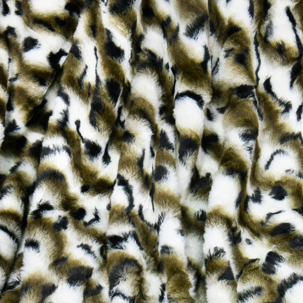 Elite Faux Fur Throw Blanket With Sherpa Backing, Amara, 50" X 60"