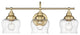 3 Light 24" Bath Vanity Light, Brushed Champagne Bronze With Clear Glass
