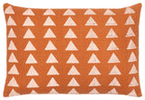 Surya Malian Pillow Shell With Polyester Insert 14"H X 22"W - Brick Red