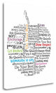 "Apple Etiquette" By Tenisha Proctor, Giclee Print on Gallery Wrap Canvas