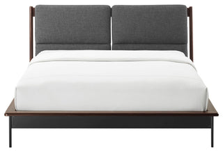 Park Avenue Platform Bed with Fabric, Ruby, King