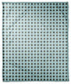 Pixel Floral Pattern in Blue Fleece Blanket