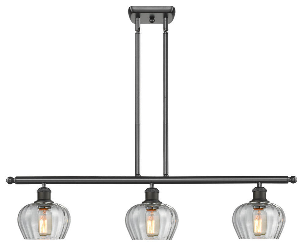 Innovations Lighting 516-3I-Ob-G92-Led 3 Light Dimmable Led Island Light