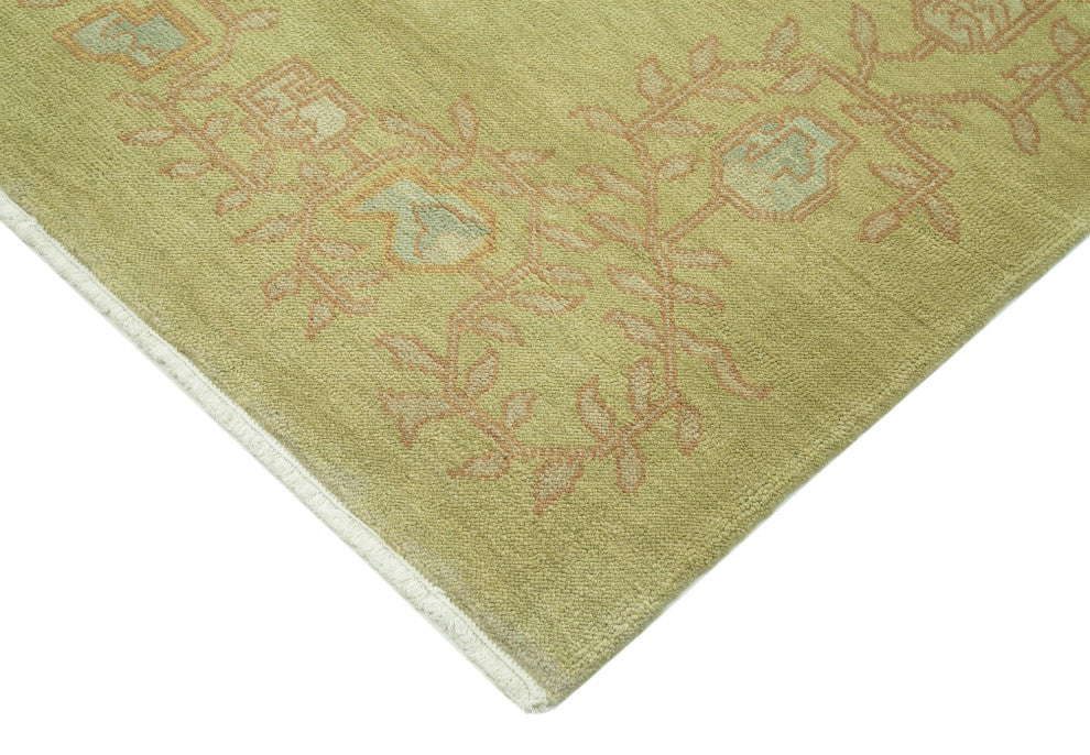 Rug N Carpet - Handmade Oriental 6' 0" x 9' 0" One-of-a-Kind Oushak Area Rug