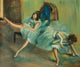 Before the Ballet (detail), Unframed loose canvas