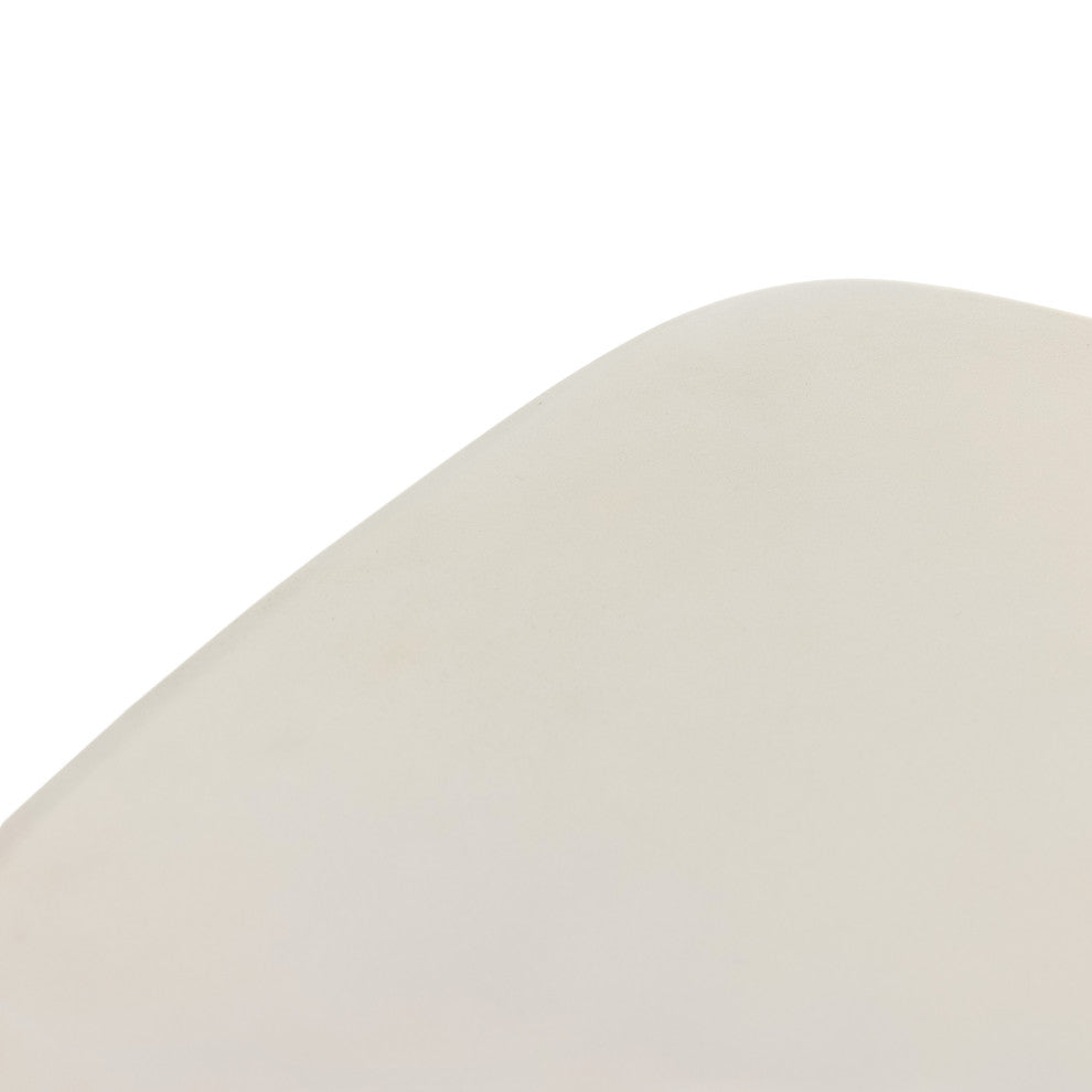 Dante End Table-White Concrete