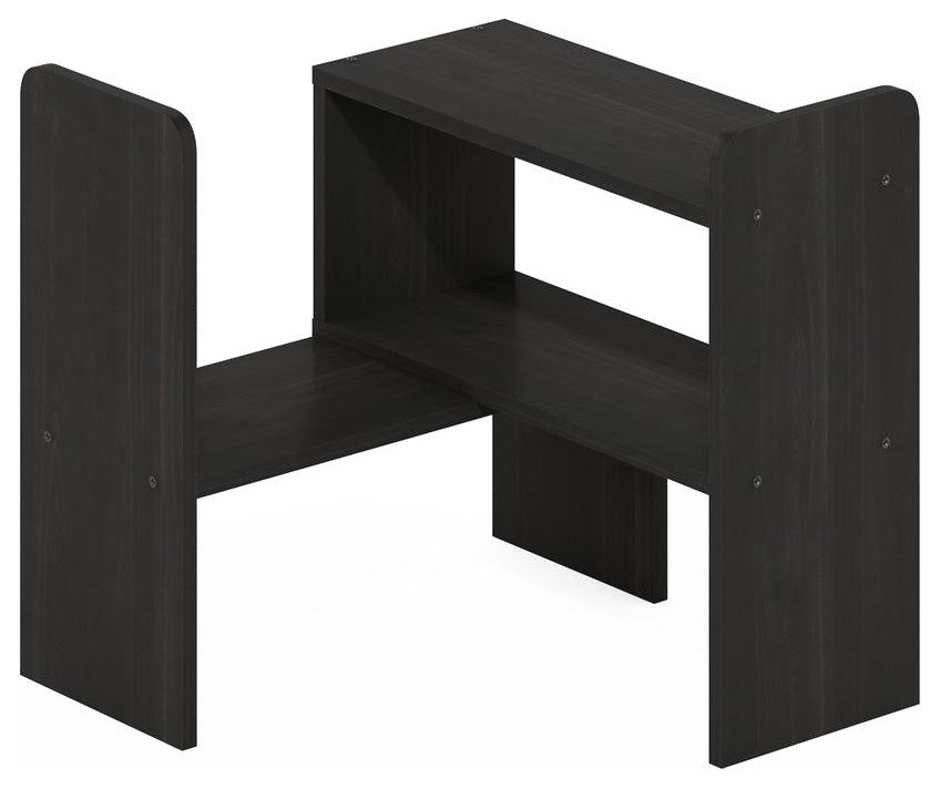Furinno Classic Desk Top Organizer Bookshelf, Espresso