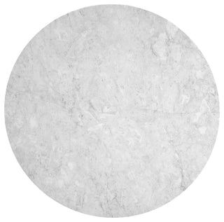 Dunham Dining Table White Marble/White