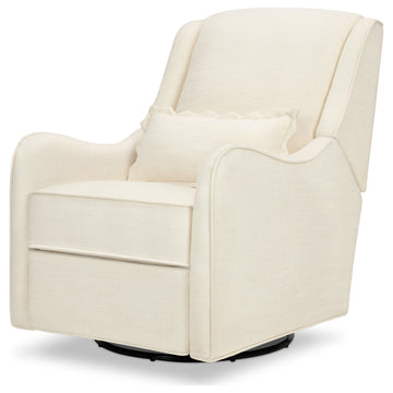 Devon Recliner and Swivel Glider, Performance Ivory Eco-Basketweave
