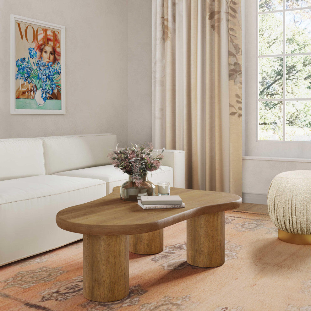 Gotham Cognac Coffee Table - Cognac