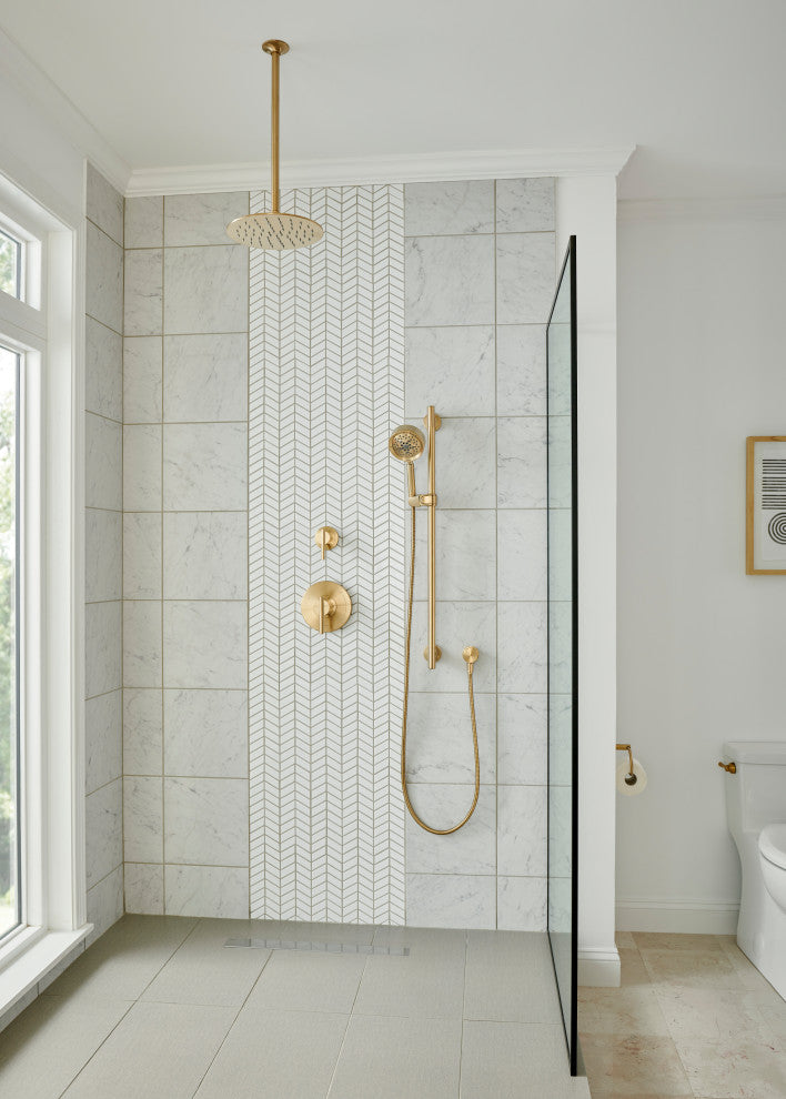Parma 5 Function Handshower 1.75gpm Chrome, Brushed Bronze