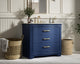 Home Living Knox 36" Single Bathroom Vanity, Blue