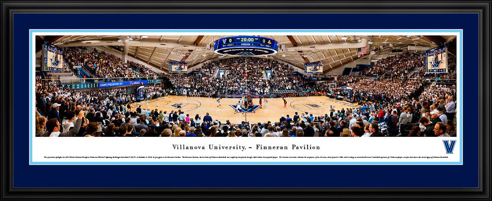 Villanova Wildcats Basketball (1st at Finneran) - Deluxe Frame