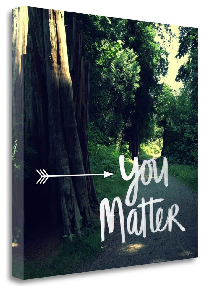 "You Matter" By Linda Woods, Giclee Print on Gallery Wrap Canvas, Ready to Hang