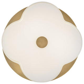 Hinkley Delaney Medium Flush Mount, Heritage Brass