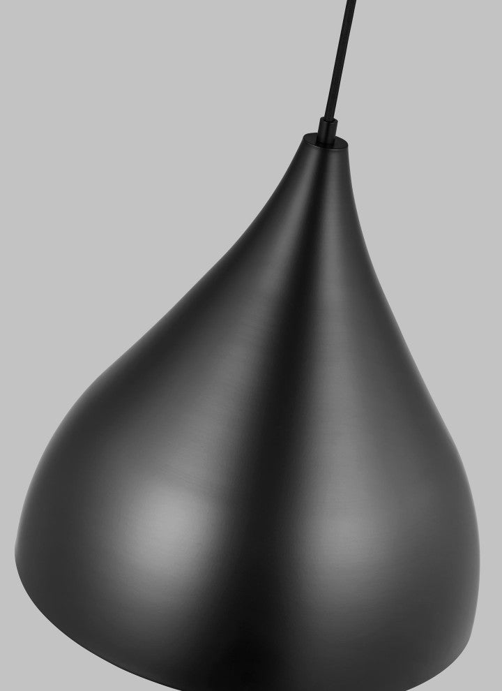 Oden Medium Pendant, Midnight Black