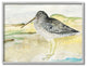 Bird Encounter Landscape Animal Watercolor Painting, 11"x14"