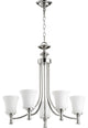 Quorum Rossington 5-Light Chandelier, Polished Nickel