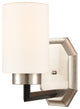 Innovations 441-1W-BSN-G4411-LED Mila 1 Light 10" Sconce, Black Satin Nickel