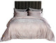 King Size Duvet Cover Set, 6 Piece Luxury Jacquard Bedding, Olympia DM713K