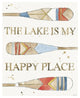 "Lakehouse III Red" Digital Paper Print by Anne Tavoletti, 22"x26"