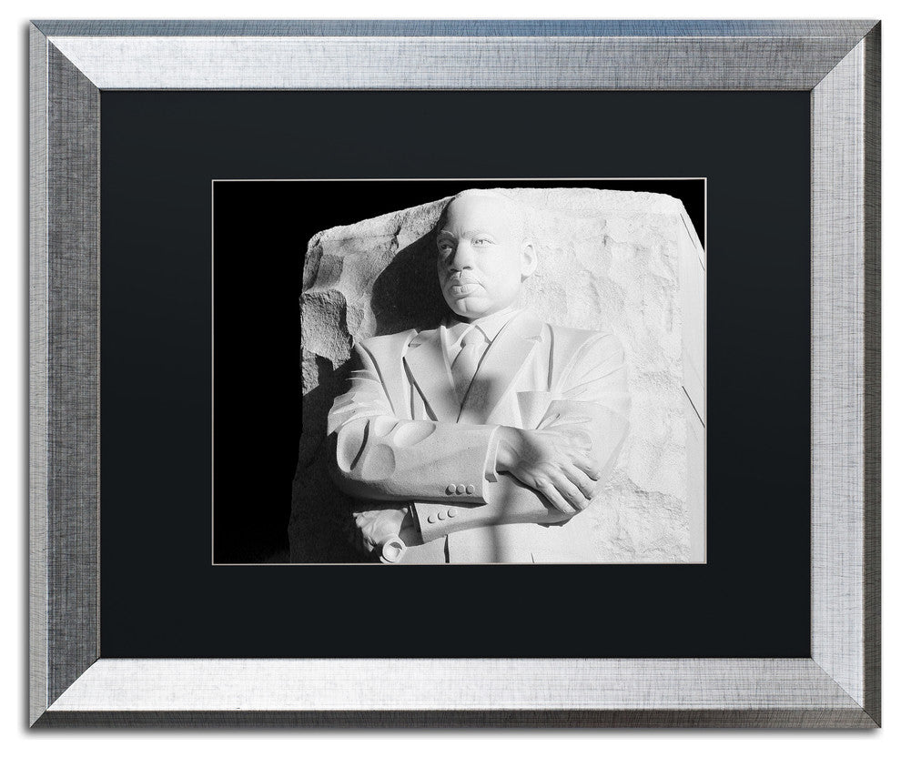 CATeyes 'MLK Memorial' Matted Framed Art, Silver Frame, Black Mat, 20x16