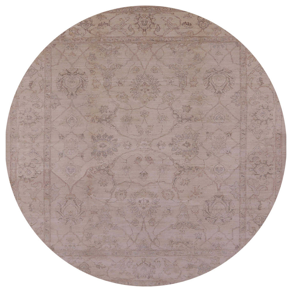 Ahgly Company Indoor Round Mid-Century Modern Area Rugs, 4' Round