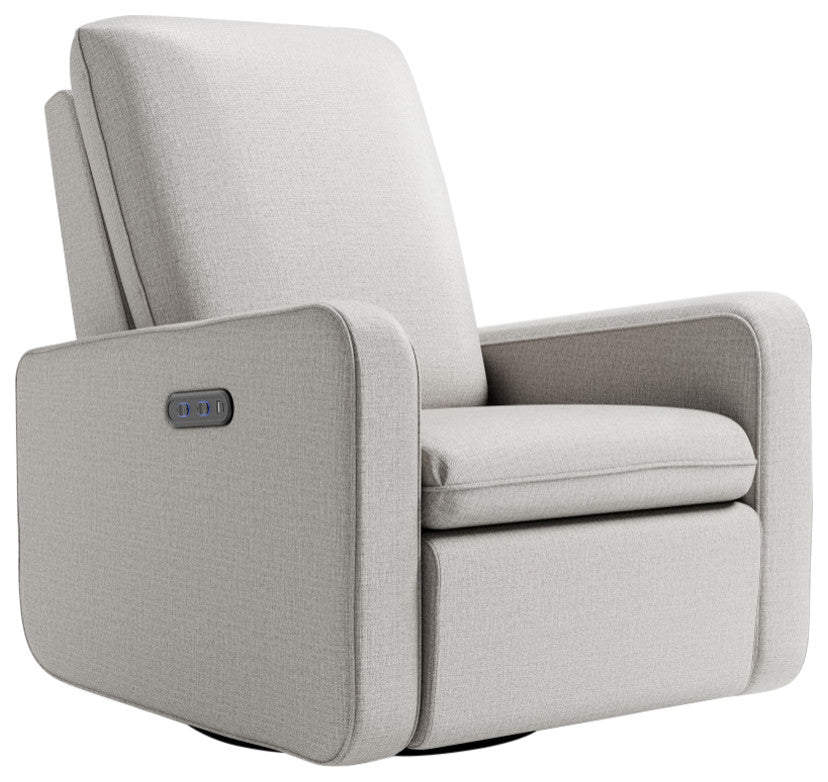 Graco Teddi Power Recliner Swivel Glider, Steel Basketweave