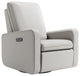 Graco Teddi Power Recliner Swivel Glider, Steel Basketweave