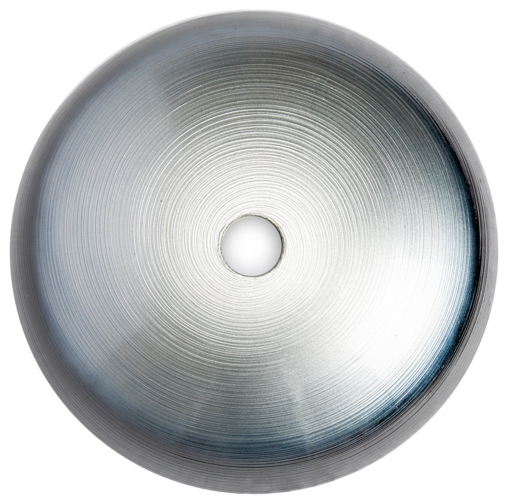 Eden Bath EB_GS73 Silver and Blue Rings Glass Vessel Sink