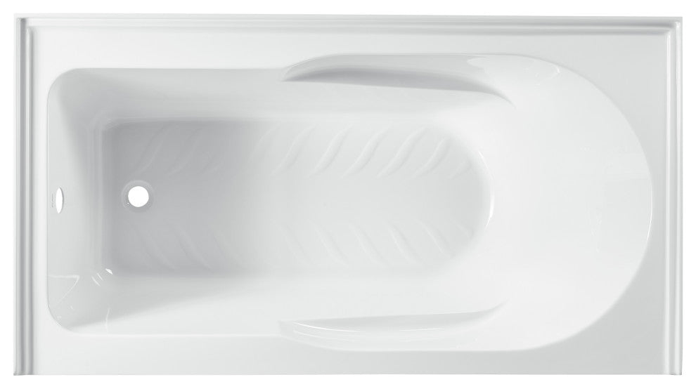 Concorde 60"x32" Acrylic, Alcove, Right-Hand Drain