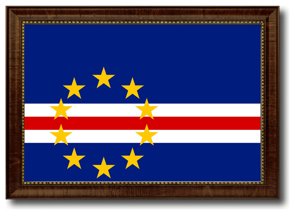 Cape Verde Country Flag Canvas Print, 19"x27"