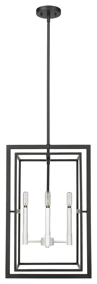 Milbank Black 4-Light Pendant