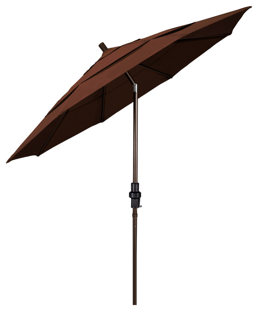 Fiberglass Umbrella Collar Tilt, Sunbrella, Bay Brown, 11'